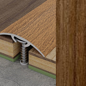 Порог (стык) Русский профиль  разноуровневый ламинированный с дюб, 30*2700 мм, Бук